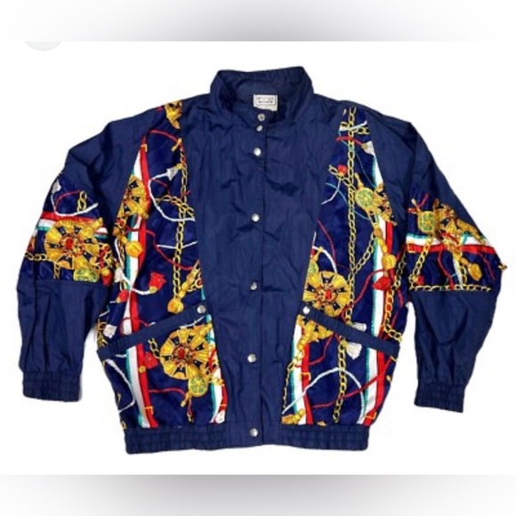 westside Connection Jackets & Blazers - Vintage 1990s Windbreaker Nylon Navy Jacket Medium